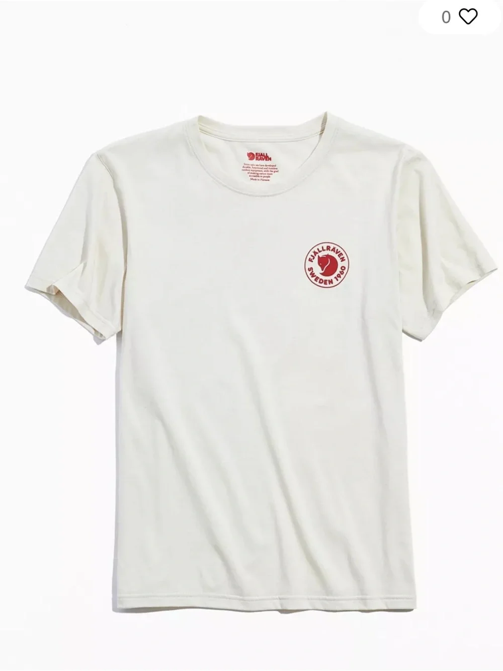 Fjallraven 1960 Logo Tee cream M
